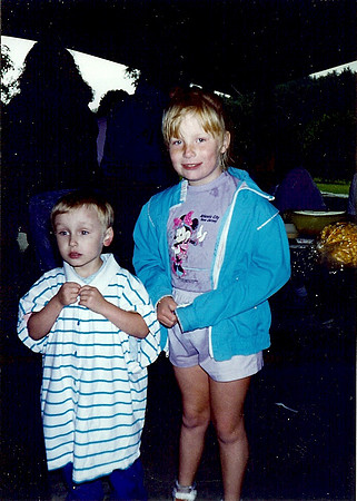 Family Reunion 1989 Amanda and Christopher