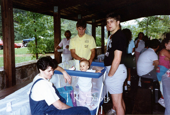 Family Reunion 1989 Keith, Kim, Mert and Megan