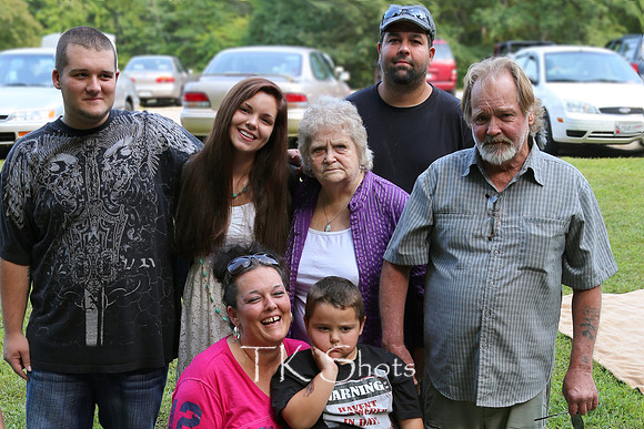 Family Reunion 2012 Alice, Jimmy, Rhonda, Blake, Jimmy, Taylor and Damon