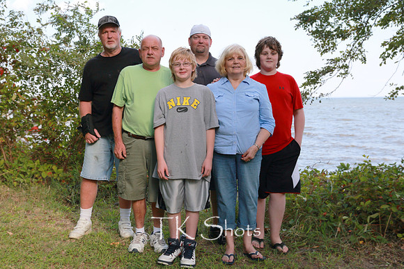 Family Reunion 2012 Diane, George, John, Bobby, Logan and Brendon