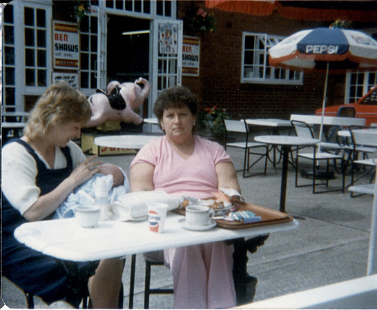 Joyce, Terrie and Christopher in England
