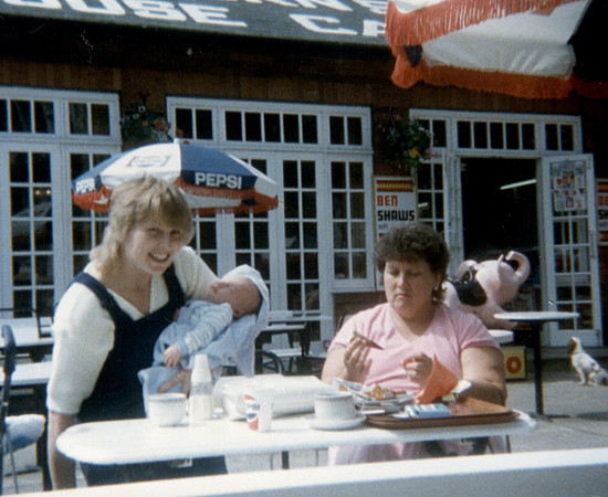 Joyce, Terrie and Christopher in England