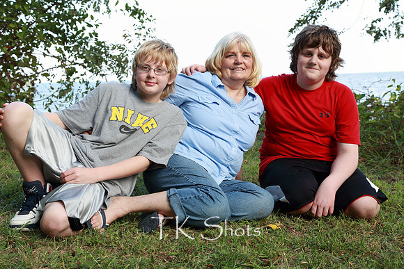 Family Reunion 2012 Diane, Logan and Brendon