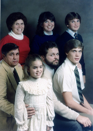 Florence, Vernon, Mert, Keith, Nancy, Heather and  Mert