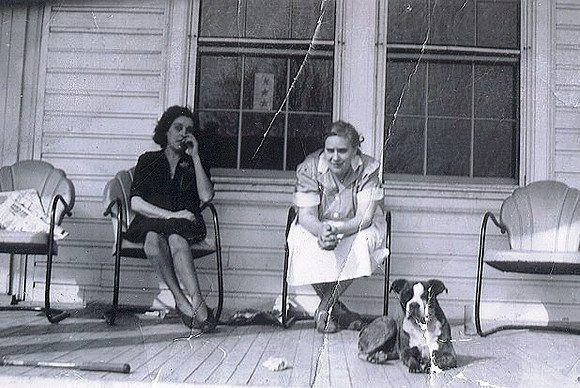 Grandmom White and friend