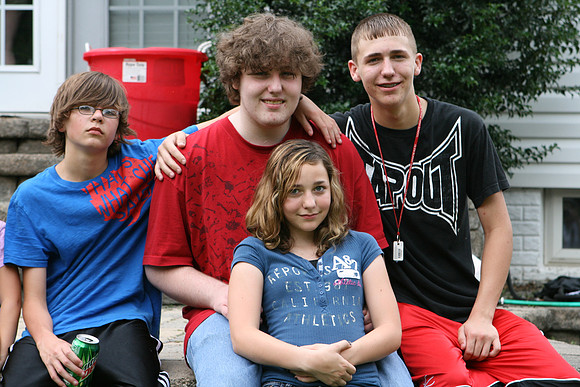 Cheyanne, Sammy, Jacob and Jarrod