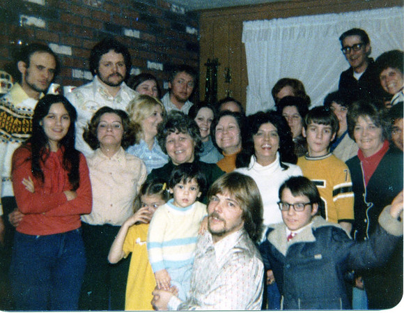 Gladys, Alice, Janet, Betty, Patsy, Florence, Alice and Joyce Thanksgiving at Gladys'