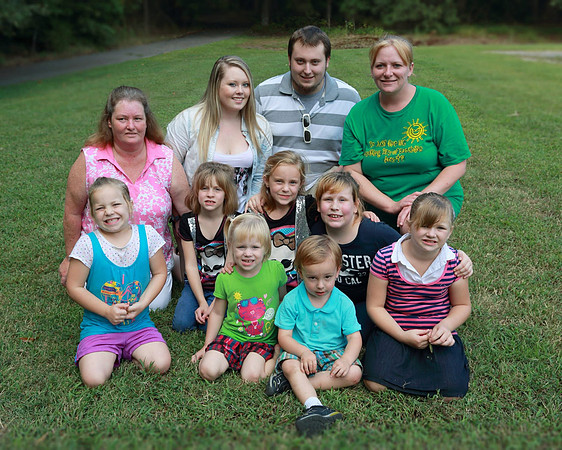 Family Reunion 2012 Paula, Kristin, Sean, Amanda, Tori, Sky, Sunny, Star, Abby, Karla and Gabe